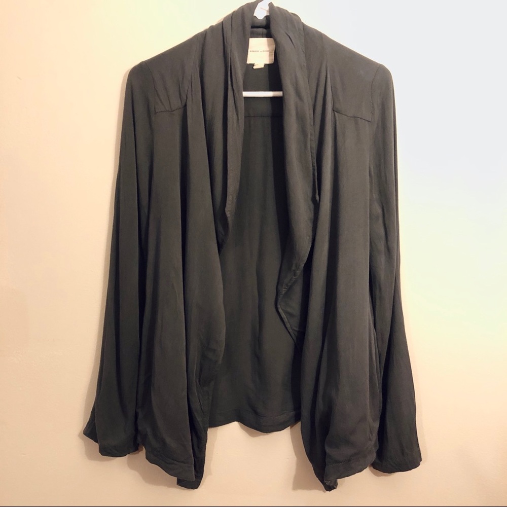 Drape Front Cardigan With Pockets